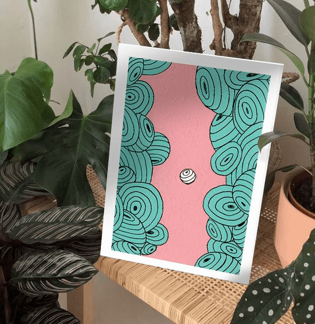 Abstract Prints A4
