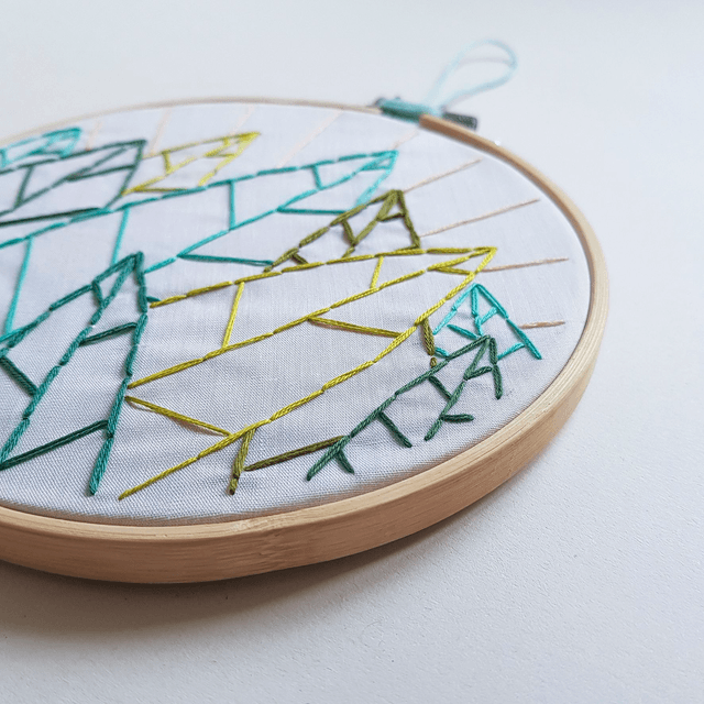 Embroidered Leaves 16cm - ORIGINAL