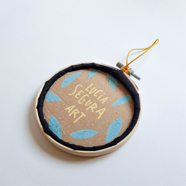 Embroidered Sound Waves 11cm - ORIGINAL