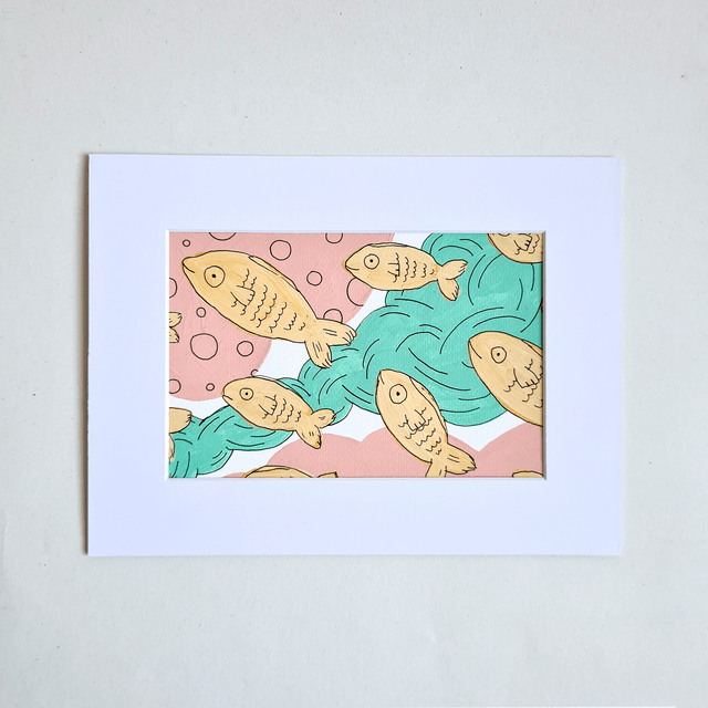 FISHES 10x15cm - ORIGINAL