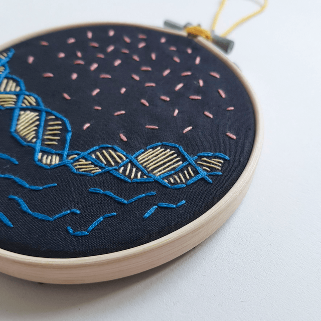 Embroidered Starred Night 11cm - ORIGINAL