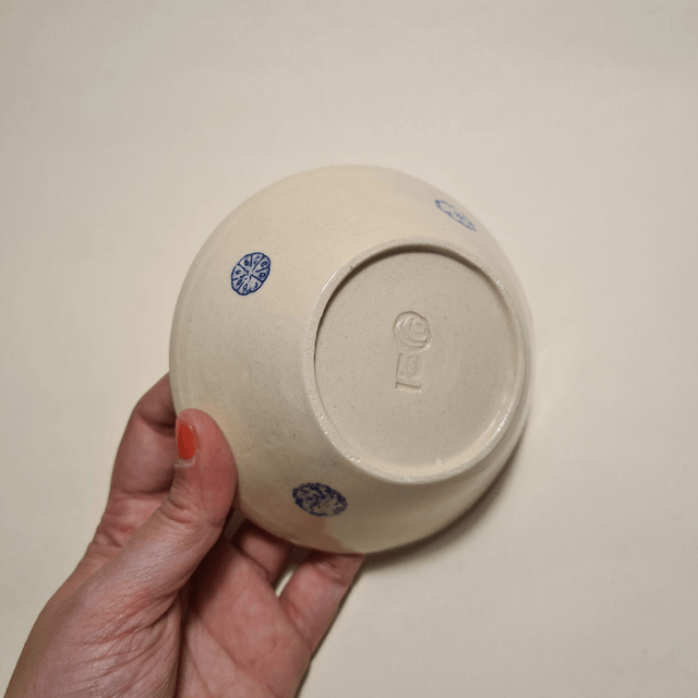 Handmade ceramic - Blue Flower