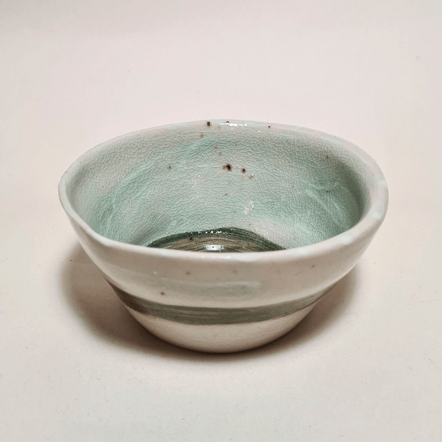 Handmade ceramic - Green stripe