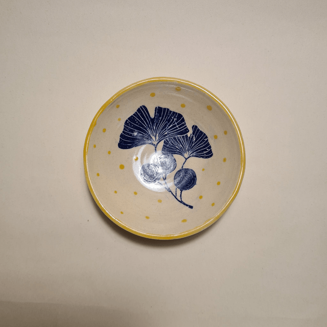 Handmade ceramic - Blue Flower
