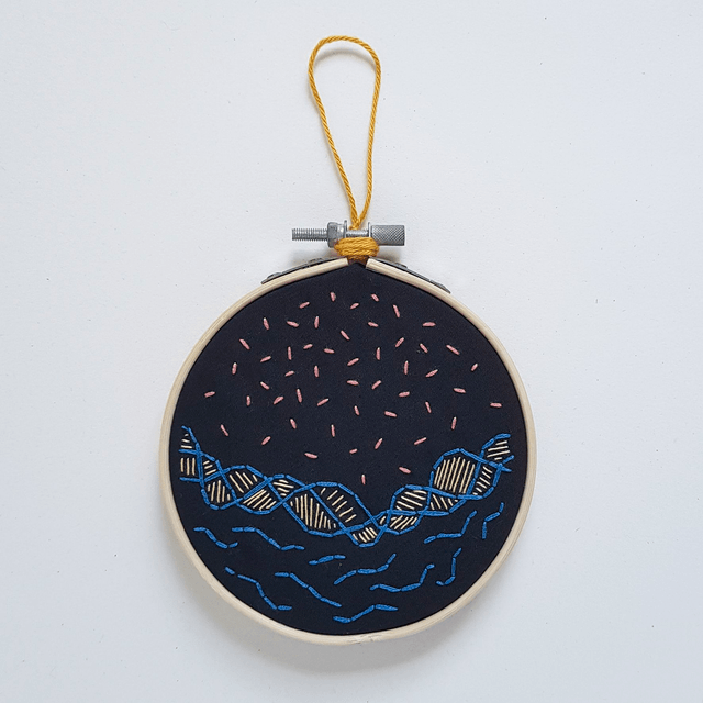 Embroidered Starred Night 11cm - ORIGINAL