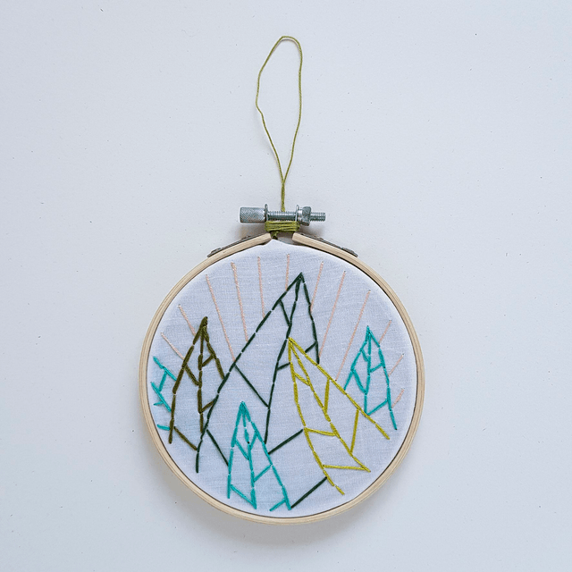 Embroidered Leaves 11cm -  ORIGINAL