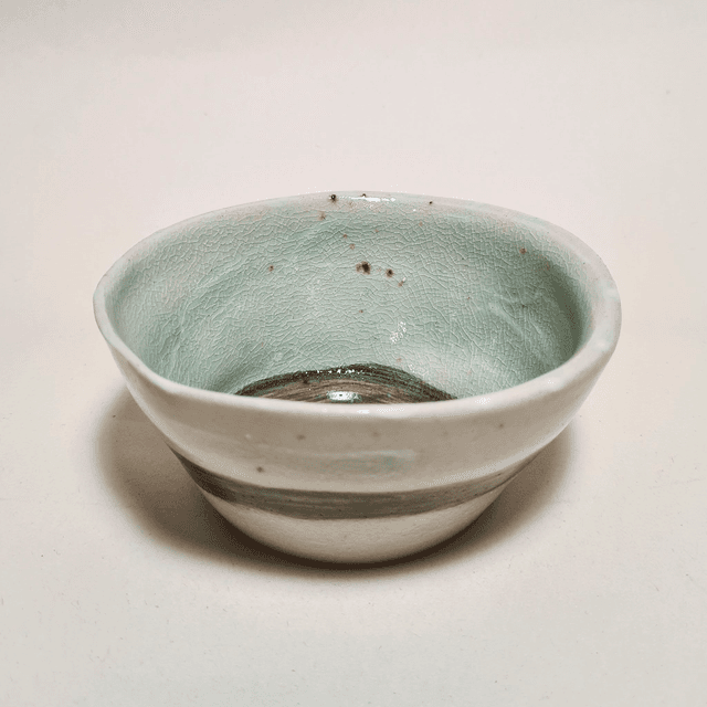 Handmade ceramic - Green stripe