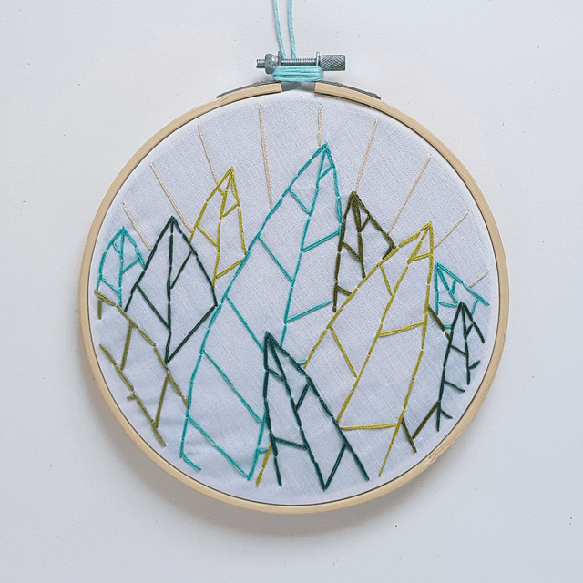 Embroidered Leaves 16cm - ORIGINAL